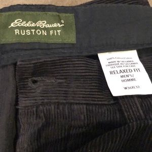 Eddie Bauer black Corduroy pants (mens)